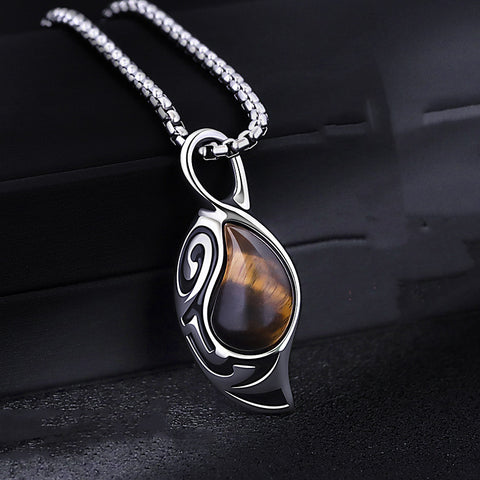 tiger eye stone pendant